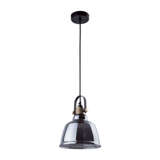 Lampa wisząca AMALFI I M SILVER srebrny szklany klosz zwis loft - Nowodvorski Lighting