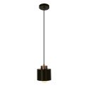 Lampa wisząca OLENA czarna pojedynczy zwis w stylu loft - Candellux Lighting