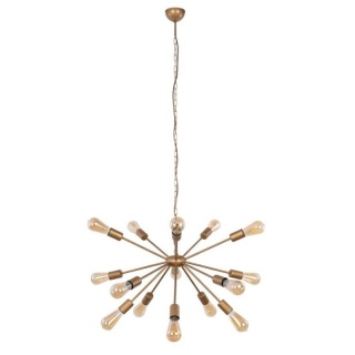 Lampa wisząca ROD 15 złota loft żarówki patyczak - Nowodvorski Lighting