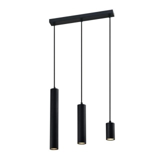 Lampa wisząca TUBO 33-79107 czarny potrójny zwis - Candellux Lighting