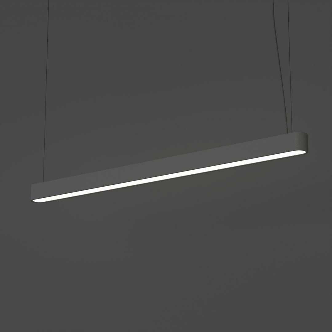 Lampa wisząca SOFT LED 120X6 grafitowa długa wąska podwieszana - Nowodvorski Lighting