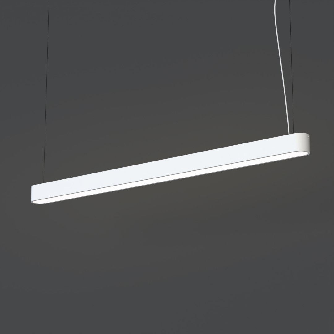 Lampa wisząca SOFT LED 120X6 biała długa wąska podwieszana - Nowodvorski Lighting