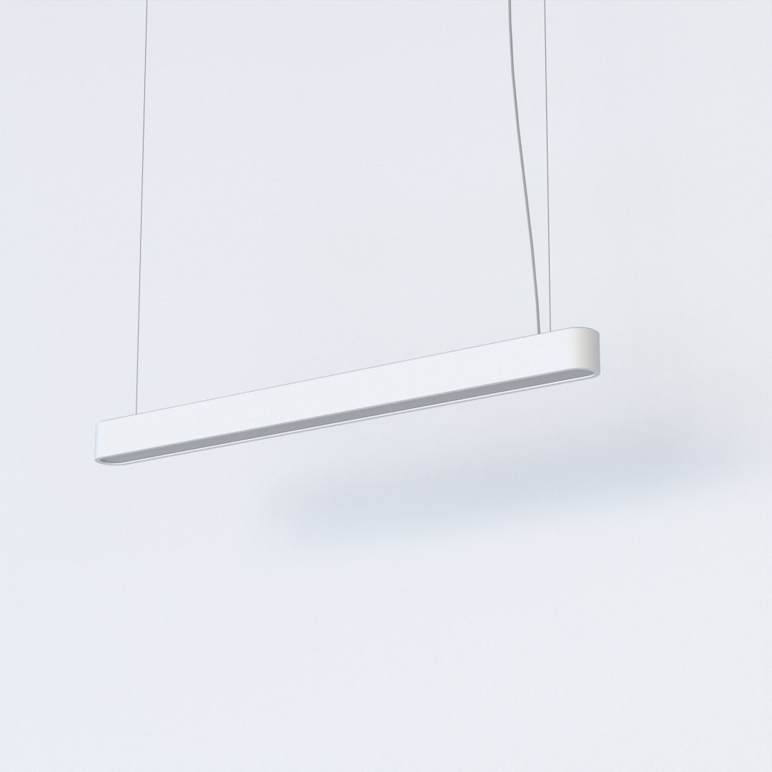 Lampa wisząca SOFT LED 90X6 biała podłużna wąska podwieszana - Nowodvorski Lighting Lampa wisząca SOFT LED 90X6 biała podłużna wąska podwieszana - Nowodvorski Lighting