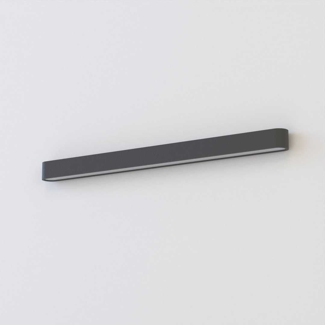 Kinkiet podłużny SOFT WALL LED 90X6 grafitowy nowoczesny - Nowodvorski Lighting Kinkiet podłużny SOFT WALL LED 90X6 grafitowy nowoczesny - Nowodvorski Lighting