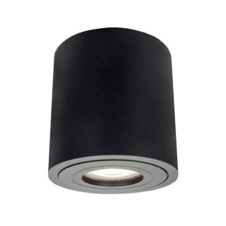 Oprawa natynkowa FARO XL czarna IP65 tuba do łazienki - Light Prestige