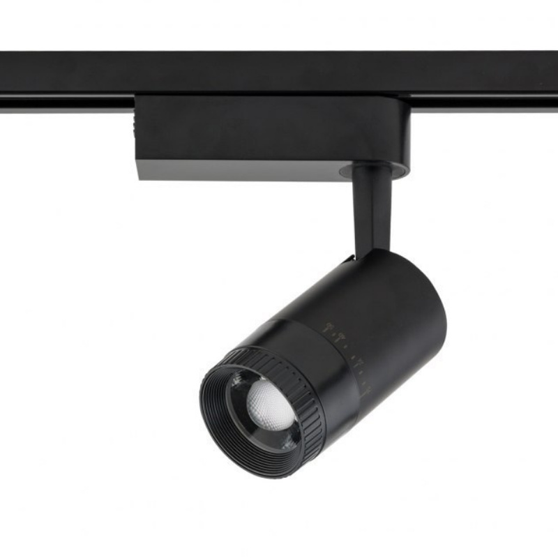 Lampa szynowa PROFILE ZOOM LED czarny 9W 3000K z regulacją kąta świecenia reflektor spot - Nowodvorski Lighting Lampa szynowa PROFILE ZOOM LED czarny 9W 3000K z regulacją kąta świecenia reflektor spot - Nowodvorski Lighting