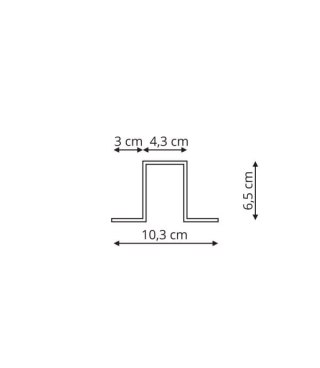 Zestaw do montażu podtynkowego do systemu oświetlenia szynowego MAGNETIC - Light Prestige