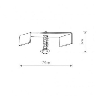 Mocowanie do sufitów podwieszanych PROFILE RECESSED FIXING SET - Nowodvorski Lighting