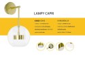 Kinkiet CAPRI WALL złoty - 60 LED, aluminium, szkło King Home