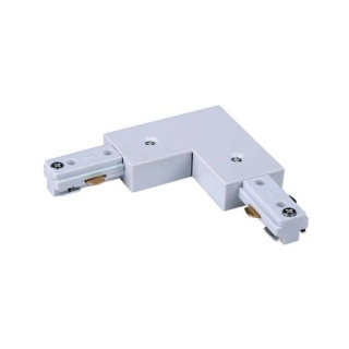 Łącznik kątowy zasilający biały - Orlicki Design