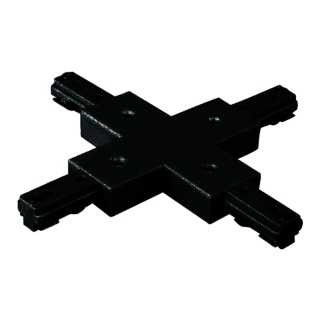 Łącznik krzyżowy zasilający czarny - Orlicki Design