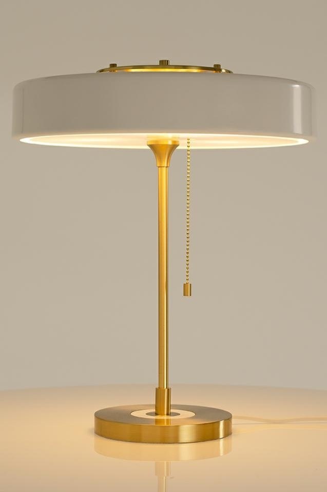 Lampa stołowa ARTE biało-złota - King Home Lampa stołowa ARTE biało-złota - King Home