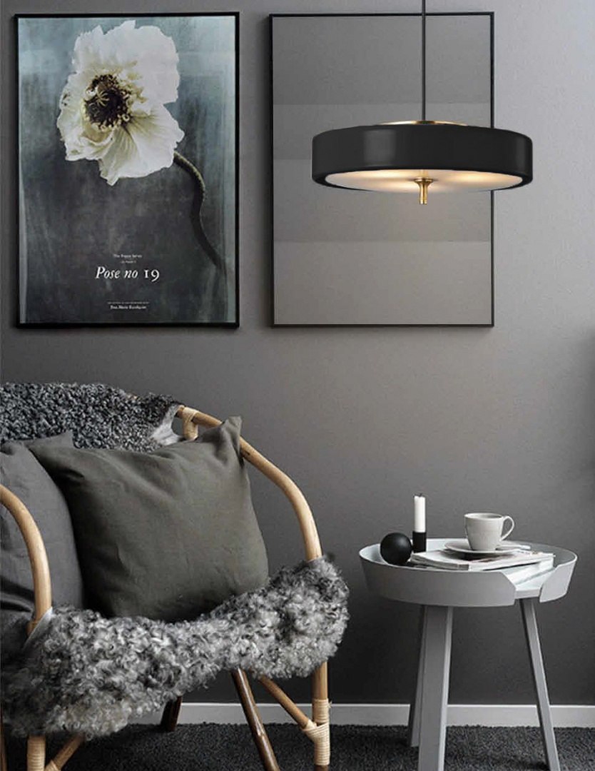 Lampa wisząca ARTE MOVE czarna - King Home Lampa wisząca ARTE MOVE czarna - King Home