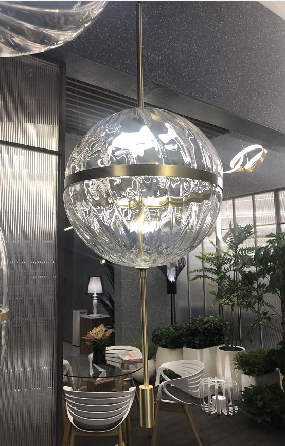 Lampa wisząca CHAPLIN 300 mosiądz LED - King Home Lampa wisząca CHAPLIN 300 mosiądz LED - King Home