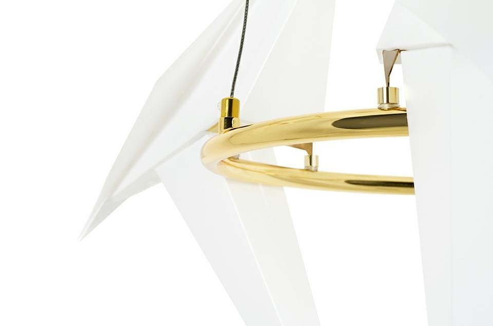 Lampa wisząca LORO 3 UP złota LED - King Home Lampa wisząca LORO 3 UP złota LED - King Home