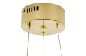 Lampa wisząca LORO 3 UP złota LED papugi motyw zwierzęcy - King Home