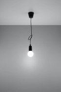 Lampa wisząca DIEGO 1 czarna - Sollux Lighting