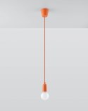 Lampa wisząca DIEGO 1 pomarańczowa - Sollux Lighting