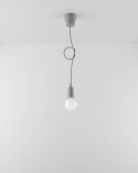 Lampa wisząca DIEGO 1 szara - Sollux Lighting