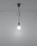 Lampa wisząca DIEGO 1 szara - Sollux Lighting