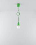 Lampa wisząca DIEGO 1 zielona - Sollux Lighting