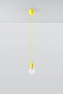 Lampa wisząca DIEGO 1 żółta - Sollux Lighting