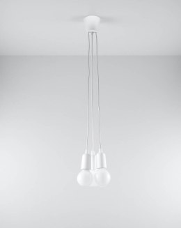 Lampa wisząca DIEGO 3 biała - Sollux Lighting