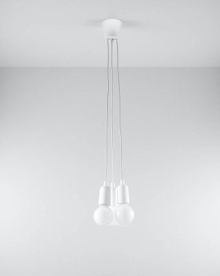 Lampa wisząca DIEGO 3 biała - Sollux Lighting
