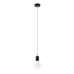 Lampa wisząca EDISON żółta - Sollux Lighting