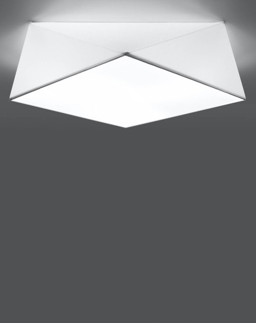 Plafon HEXA 45 biały geometryczny wzór - Sollux Lighting Plafon HEXA 45 biały geometryczny wzór - Sollux Lighting