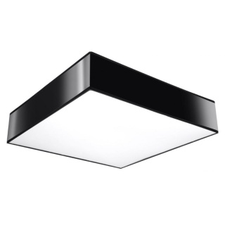 Plafon sufitowy HORUS 55 czarny kwadratowy - Sollux Lighting