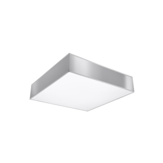 Plafon sufitowy HORUS 25 szary kwadratowy - Sollux Lighting