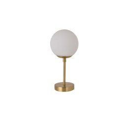 Lampka stołowa / nocna DORADO 1 mała złota metal / szkło - Light Prestige