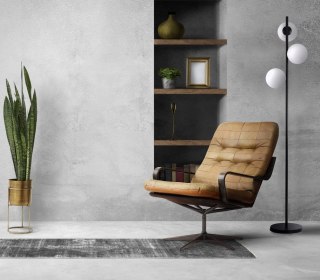 Lampa podłogowa DORADO czarna szklane kuliste klosze - Light Prestige