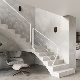 Kinkiet stalowy TEAR czarny dekoracyjny łezka - Sollux Lighting