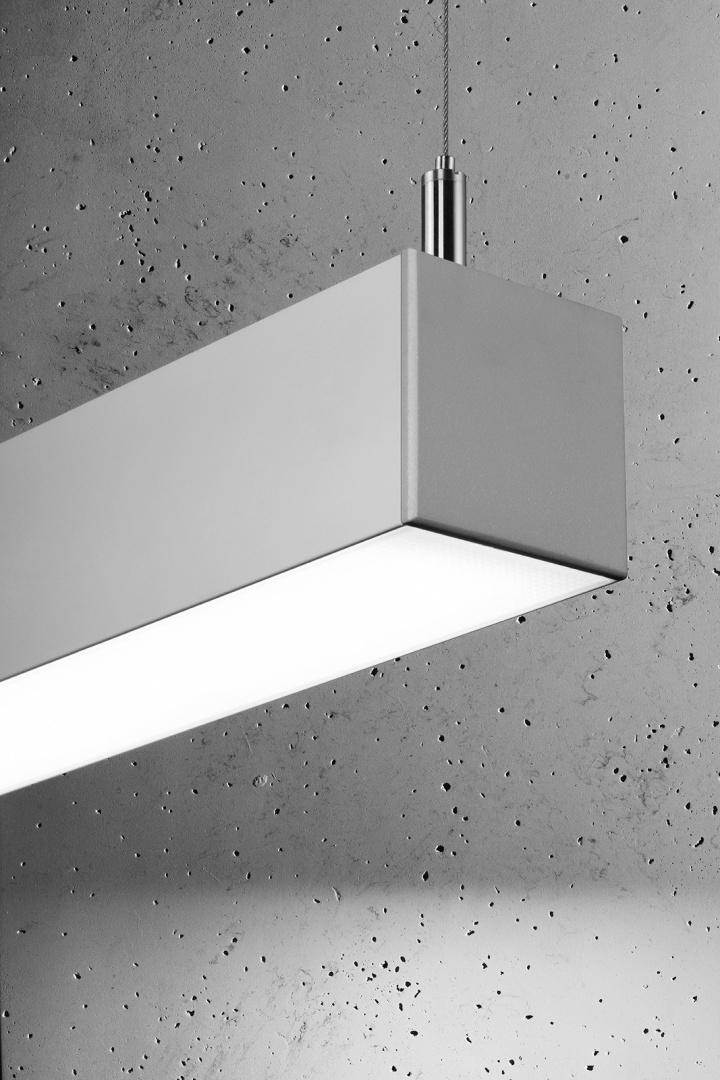 Lampa wisząca PINNE 150 cm podwieszana listwa LED - Thoro Lampa wisząca PINNE 150 cm podwieszana listwa LED - Thoro