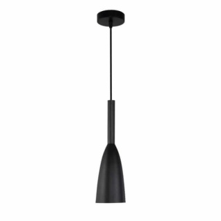 Lampa wisząca SOLIN 1 czarna pojedynczy zwis - Light Prestige