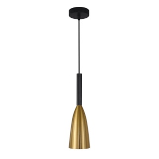 Lampa wisząca SOLIN 1 złota pojedynczy zwis - Light Prestige