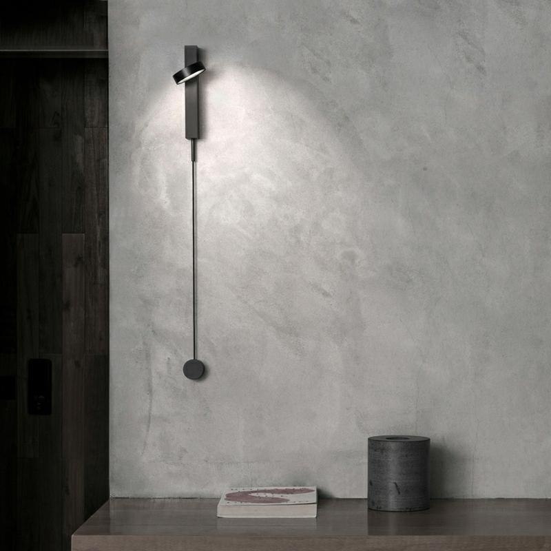 Elegancki kinkiet CLARID BLACK czarny LED 7,9W 3000K regulowany - Moosee Elegancki kinkiet CLARID BLACK czarny LED 7,9W 3000K regulowany - Moosee