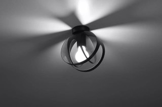 Plafon / kinkiet TULOS czarny nowoczesny oryginalny - Sollux Lighting