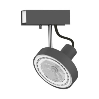 Industrialny reflektor sufitowy CROSS 1 grafitowy - Nowodvorski Lighting