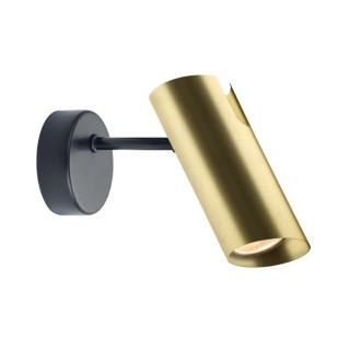 Kinkiet FUTURO 1 złoty / czarny regulowany - Light Prestige