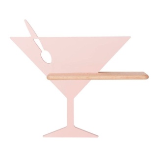 Kinkiet lampka LED z półką PICCOLO różowy kieliszek - Candellux Lighting