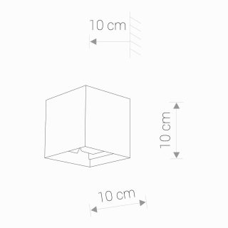 Kinkiet zewnętrzny LIMA LED IP54 lampa elewacyjna - Nowodvorski Lighting