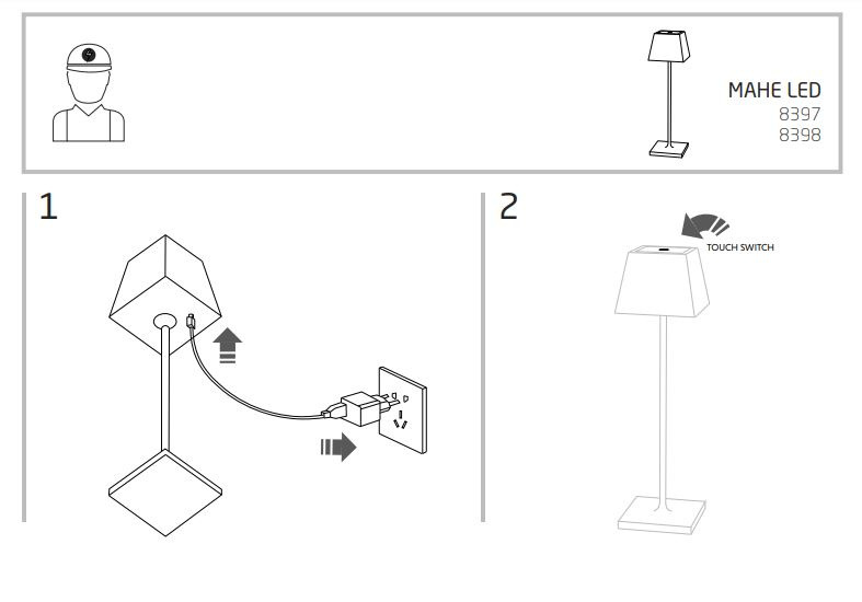 Lampa ogrodowa MAHE LED czarna stołowa zewnętrzna na taras - Nowodvorski Lighting Lampa ogrodowa MAHE LED czarna stołowa zewnętrzna na taras - Nowodvorski Lighting