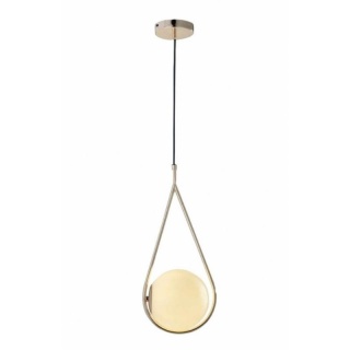 Lampa wisząca LACRIMA złota / kula łezka - Light Prestige
