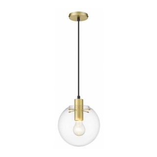 Lampa wisząca PUERTO 20 złota mała / szklany kulisty klosz - Light Prestige