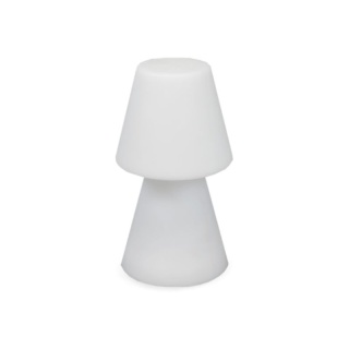 Lampka ogrodowa LOLA 30 biała LED wbudowana bateria, RGB+pilot - New Garden