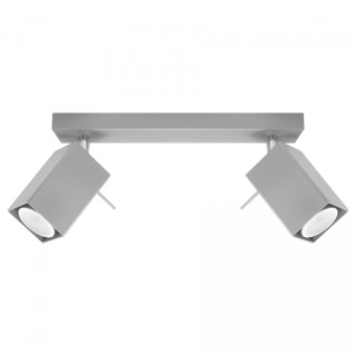 Plafon MERIDA 2 stal szary podwójny regulowany oświetlenie sufitowe - Sollux Lighting
