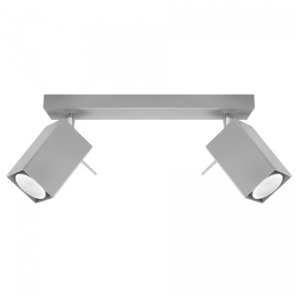 Plafon MERIDA 2 stal szary podwójny regulowany oświetlenie sufitowe - Sollux Lighting